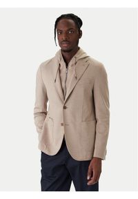 BOSS Marynarka C-Hanry 50562499 Khaki Slim Fit. Kolor: brązowy. Materiał: syntetyk #1