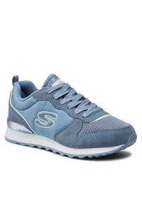 skechers - Skechers Sneakersy Step N Fly 155287/SLT Niebieski. Kolor: niebieski. Materiał: zamsz, skóra #8
