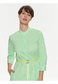JOOP! Sukienka koszulowa 30042008 Zielony Regular Fit. Kolor: zielony. Materiał: bawełna. Typ sukienki: koszulowe #7