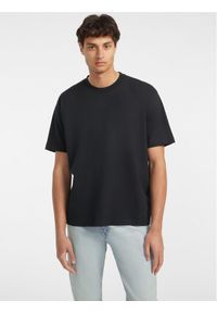 Guess Jeans T-Shirt M4YI44 K8FQ4 Czarny Regular Fit. Kolor: czarny. Materiał: bawełna