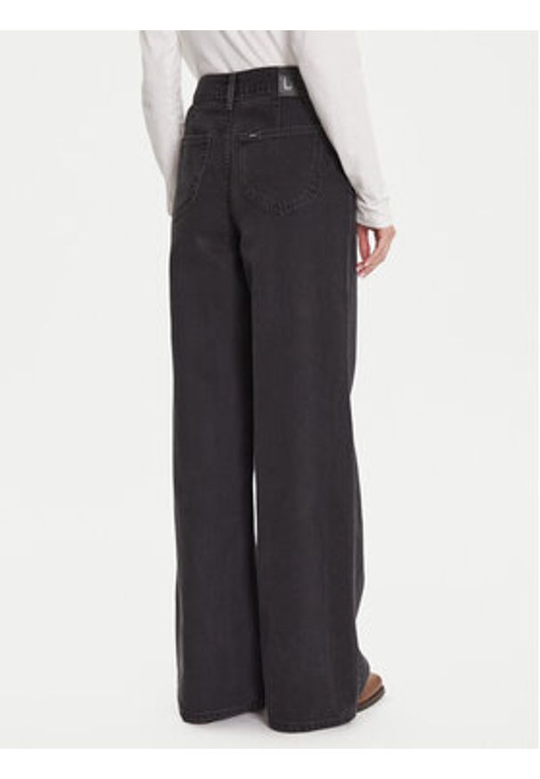 Lee Jeansy Stella 112363522 Czarny Wide Leg. Kolor: czarny