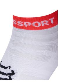 Compressport Skarpety Niskie Unisex Pro Racing Socks v4.0 Ultralight Run Low XU00051B Biały. Kolor: biały. Materiał: poliamid, materiał. Sport: bieganie #3