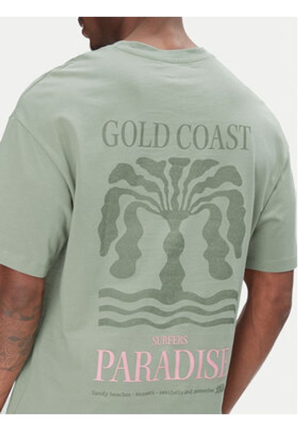 Jack & Jones T-Shirt Ames 12268471 Zielony Relaxed Fit. Kolor: zielony. Materiał: bawełna