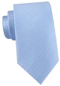 Męski Krawat Alties - Geometryczny Mikrowzór, Kolor Błękitny. Kolor: niebieski. Materiał: tkanina. Wzór: geometria. Styl: wizytowy, elegancki #1