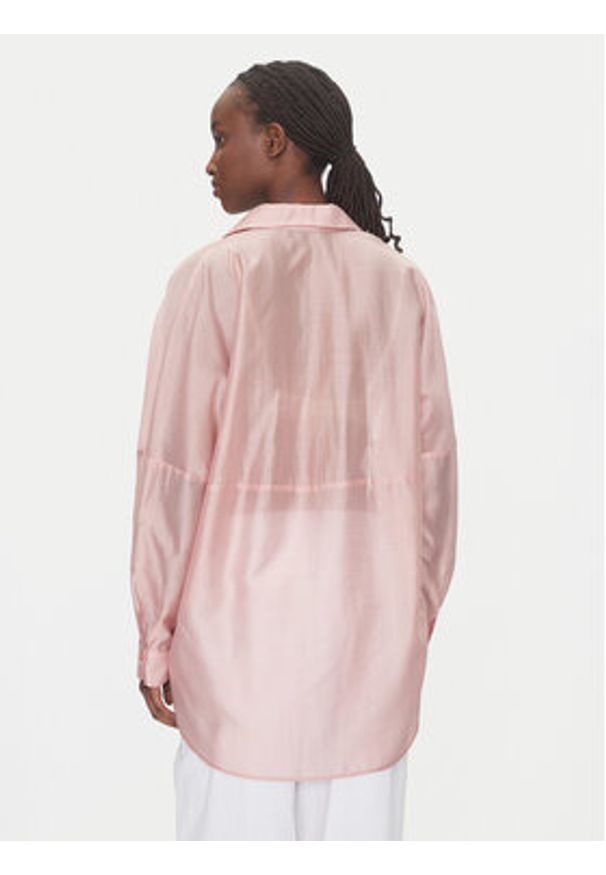 ACCESS FASHION Koszula 53-7068-104 Różowy Loose Fit. Kolor: różowy. Materiał: lyocell