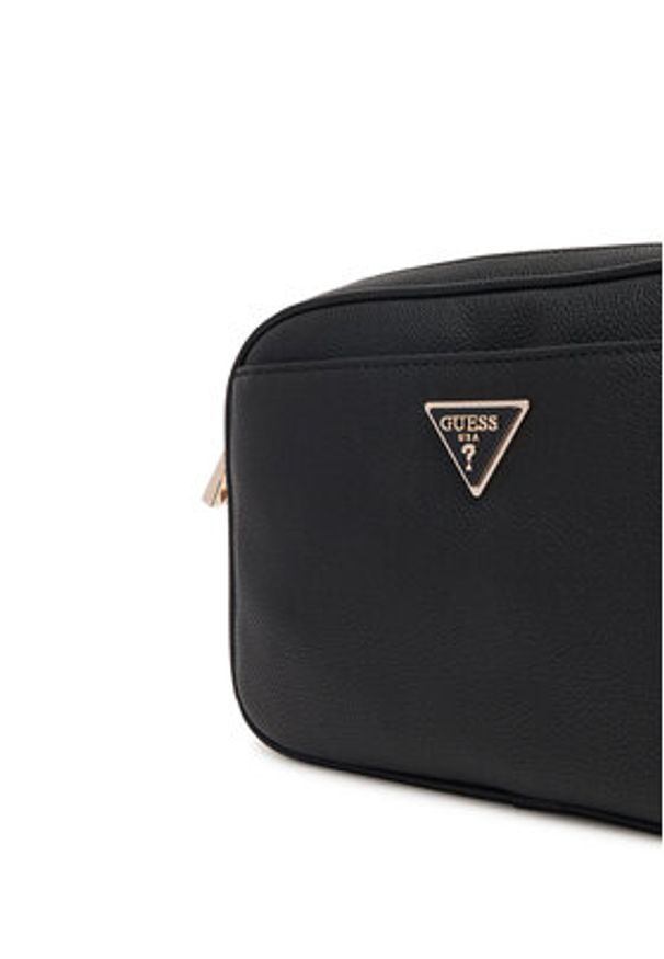 Guess Torebka Meridian II HWBG69 74140 Czarny. Kolor: czarny. Materiał: skórzane