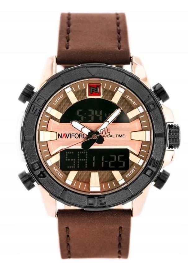 Zegarek Naviforce ZEGAREK MĘSKI NAVIFORCE - NF9114 - brown/rosegold