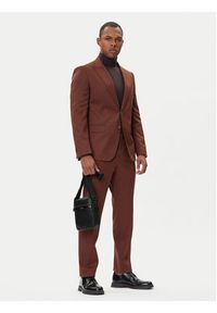 Calvin Klein Saszetka Zip Reporter LV04D3264G Czarny. Kolor: czarny. Materiał: skóra #5