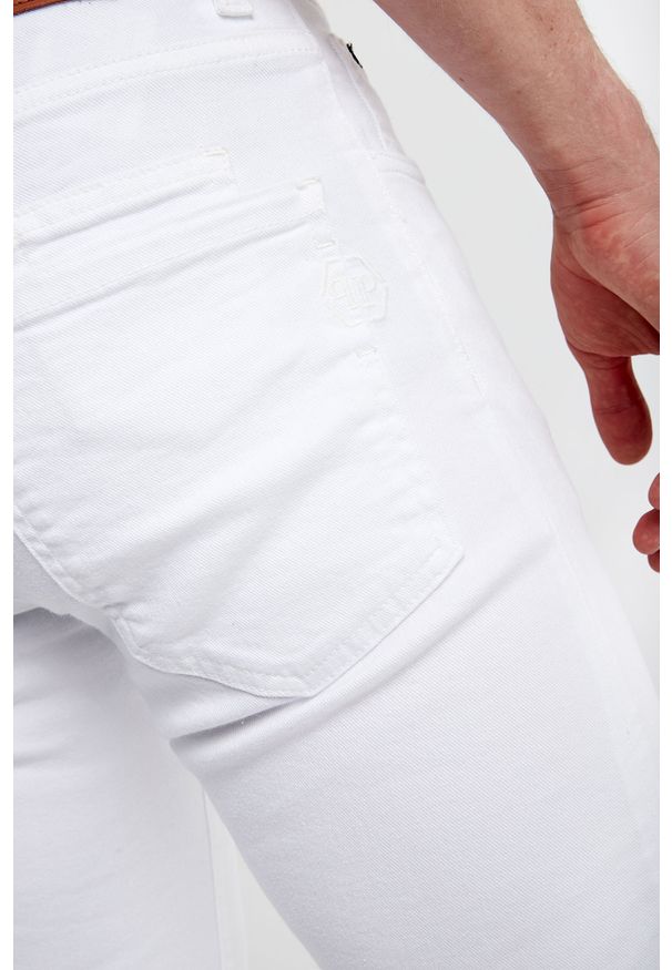 Philipp Plein - Jeansy męskie PHILIPP PLEIN. Wzór: aplikacja, gładki