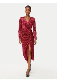 Rinascimento Sukienka koktajlowa CFC0121946003 Czerwony Regular Fit. Kolor: czerwony. Materiał: syntetyk. Styl: wizytowy #2