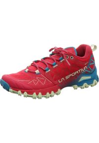 LA SPORTIVA - Buty do biegania damskie La Sportiva La Bushido Ii Gtx. Zapięcie: sznurówki. Kolor: czerwony. Materiał: syntetyk, tkanina, materiał. Szerokość cholewki: normalna