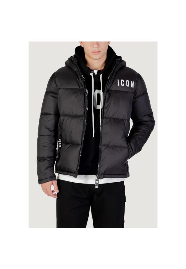 Kurtka puchowa Mężczyzna ICON. Kolor: czarny. Materiał: puch. Sezon: zima