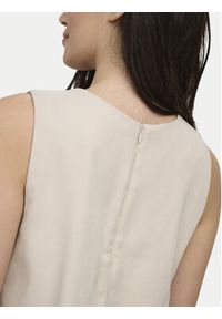 only - ONLY Top Aris 15364287 Beżowy Loose Fit. Kolor: beżowy. Materiał: wiskoza #3