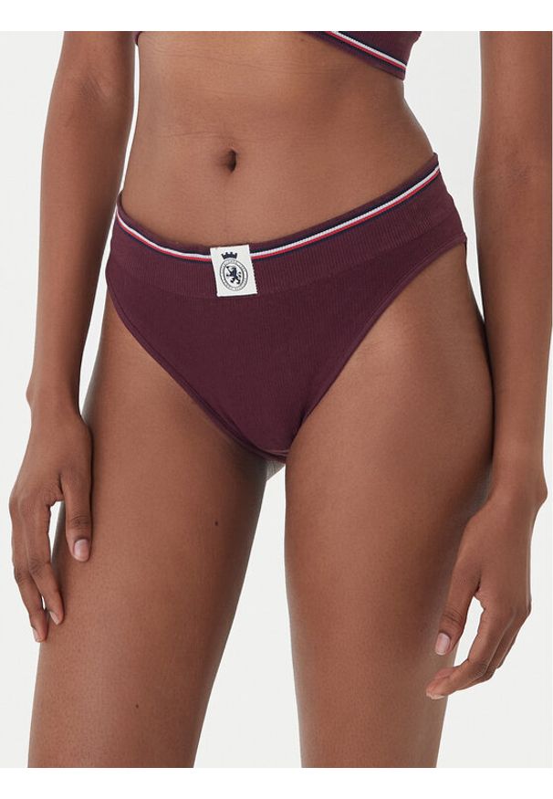 TOMMY HILFIGER - Tommy Hilfiger Figi klasyczne UW0UW06064 Bordowy. Kolor: czerwony. Materiał: bawełna