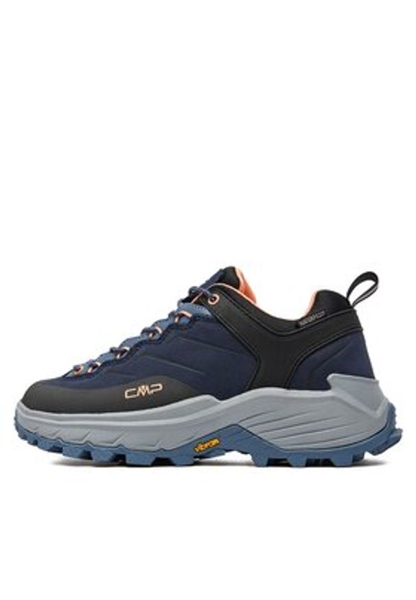 CMP Trekkingi Huranus Low 3Q17646 Niebieski. Kolor: niebieski. Materiał: skóra