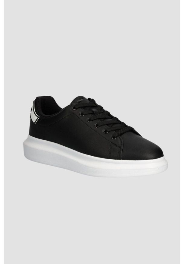 Just Cavalli - JUST CAVALLI Czarne sneakersy Fondo Ursa Dis. 2. Kolor: czarny