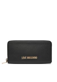 Love Moschino - LOVE MOSCHINO Duży Portfel Damski JC5700PP0LLD0000 Czarny. Kolor: czarny. Materiał: skóra #1