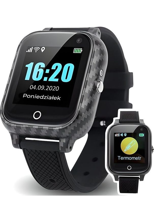 Smartwatch GoGPS K27T Czarny (22833). Rodzaj zegarka: smartwatch. Kolor: czarny
