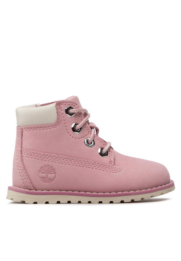 Timberland Trapery Pokey Pine TB0A27EGV201 Różowy. Kolor: różowy. Materiał: nubuk, skóra