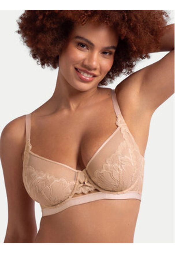 Dorina Biustonosz z fiszbiną Rochelle FXWB0028LA173 Beżowy. Kolor: beżowy. Materiał: syntetyk