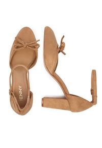 Jenny - JENNY Czółenka CEO-CD25-230-1 Beżowy. Kolor: beżowy. Materiał: materiał #5