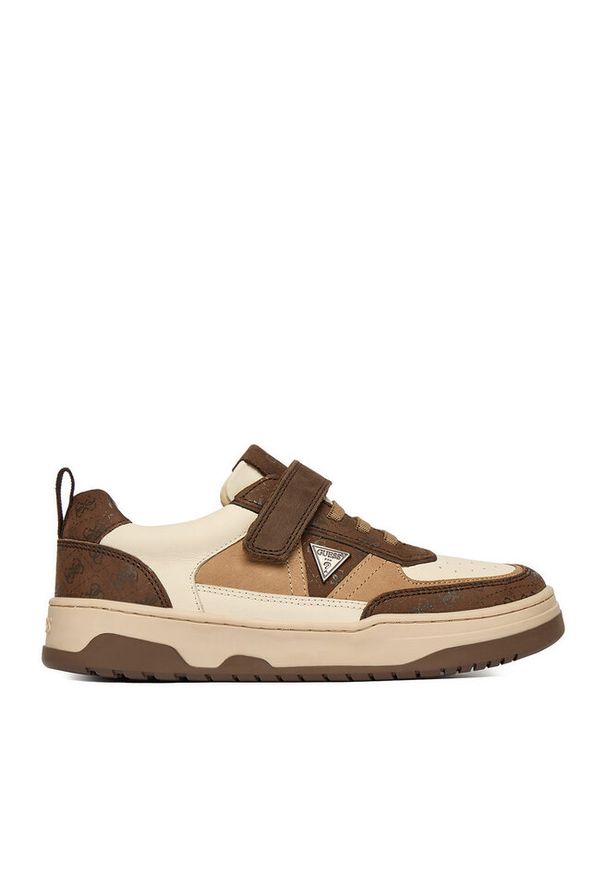 Sneakersy Guess. Kolor: beżowy