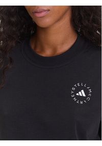 Adidas by Stella McCartney - adidas by Stella McCartney T-Shirt True Casuals HR9170 Czarny Regular Fit. Kolor: czarny. Materiał: syntetyk, bawełna #5