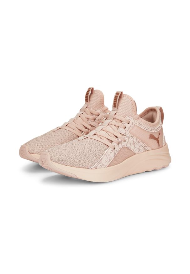 Buty do chodzenia damskie Puma SOFTRIDE SOPHIA MARBLE. Kolor: różowy. Sport: turystyka piesza
