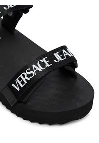 Versace Jeans Couture Sandały 80VA3SX4 ZS630 Czarny. Kolor: czarny. Materiał: syntetyk #4