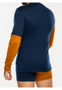 ORTOVOX - Bluza termiczna męska Ortovox 185 Rock N Wool Long Sleeve. Kolor: zielony. Długość rękawa: długi rękaw