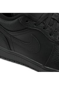 Nike Sneakersy Air Jordan1Low 553558 091 Czarny. Kolor: czarny. Materiał: skóra. Model: Nike Air Jordan