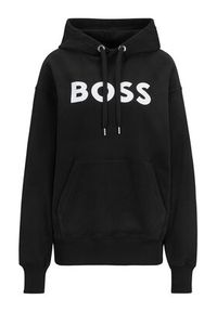 BOSS - Boss Bluza 50490635 Czarny Regular Fit. Kolor: czarny. Materiał: bawełna #3