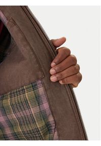 Quiksilver Kurtka jeansowa Shaper Pad EQYJK04174 Brązowy Regular Fit. Kolor: brązowy. Materiał: bawełna #4