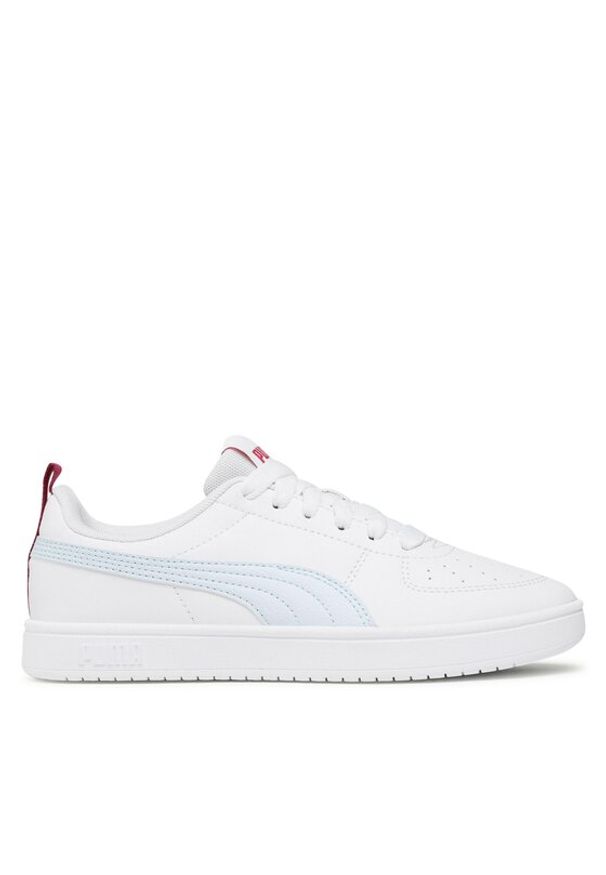 Puma Sneakersy Rickie Jr 384311 21 Biały. Kolor: biały. Materiał: skóra