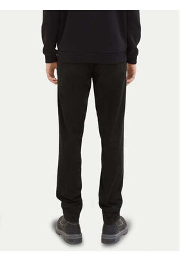 Tom Tailor Denim Chinosy 1008253 Czarny Slim Fit. Kolor: czarny. Materiał: bawełna