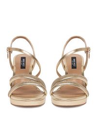 Nine West Sandały CEO-25120-2508 Złoty. Kolor: złoty. Materiał: materiał #3