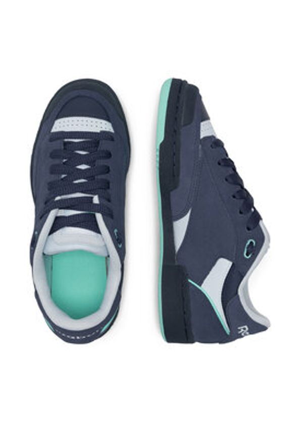 Reebok Sneakersy 100033731-W Granatowy. Kolor: niebieski. Materiał: zamsz, skóra