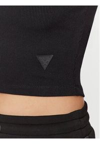 Guess Top Edie V3GP19 K8RT2 Czarny Slim Fit. Kolor: czarny. Materiał: wiskoza #4