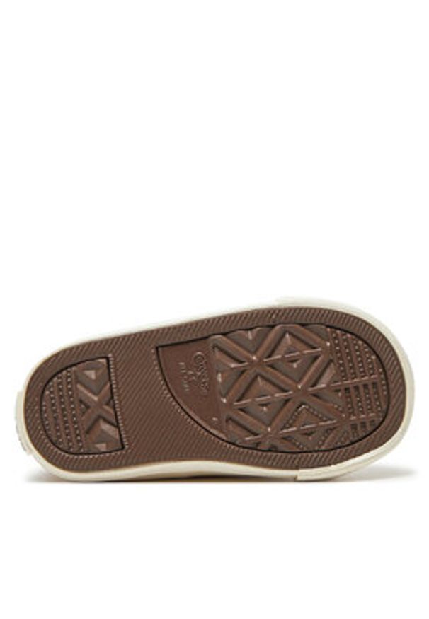 Converse Trampki Chuck Taylor All Star One Strap Ox A10040C Beżowy. Kolor: beżowy. Materiał: materiał