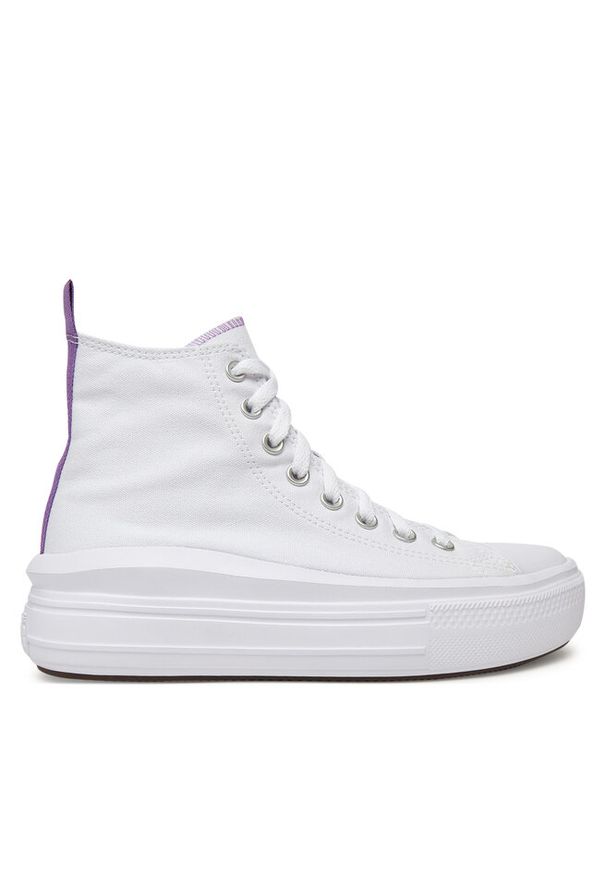 Trampki Converse. Kolor: biały. Obcas: na platformie