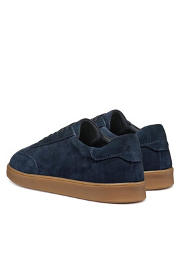 Geox Sneakersy U Regio U45CHC 00022 C4002 Granatowy. Kolor: niebieski. Materiał: zamsz, skóra