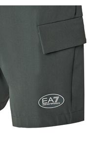 EA7 Emporio Armani Szorty sportowe 7M000196 AF13554 U8109 Zielony Regular Fit. Kolor: zielony. Materiał: syntetyk. Styl: sportowy #3