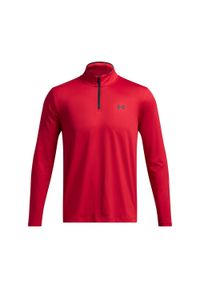 Bluza z suwakiem 1/4 Under Armour Match Play. Typ kołnierza: golf. Kolor: czarny, czerwony, wielokolorowy. Sport: golf #1