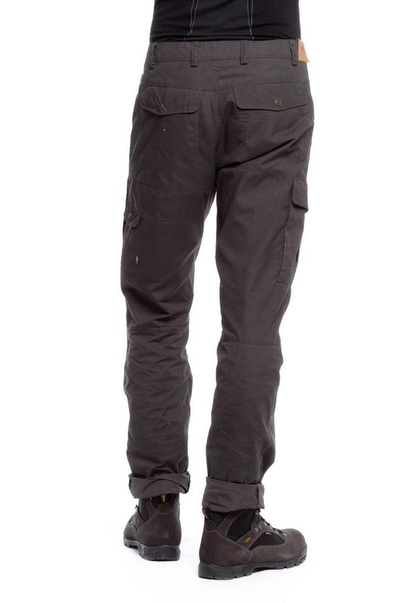 Fjällräven - Spodnie trekkingowe męskie Fjallraven Karl Pro Long. Kolor: wielokolorowy, szary, czarny. Sport: turystyka piesza
