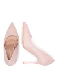 DeeZee Szpilki GA0-07B Różowy. Kolor: różowy. Materiał: materiał. Obcas: na szpilce #7