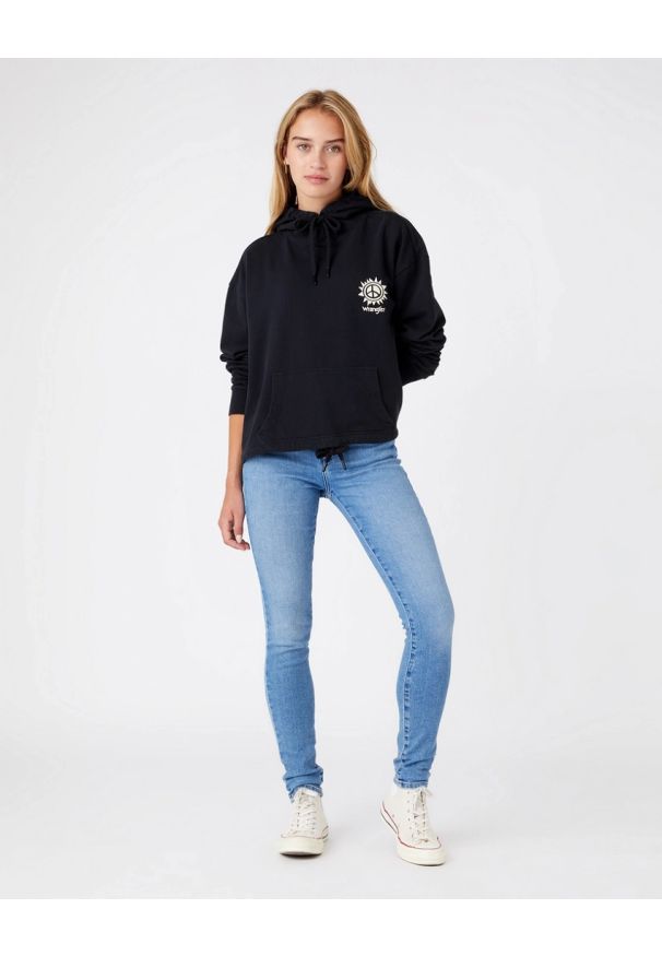 Wrangler - WRANGLER HIGH RISE SKINNY DAMSKIE SPODNIE JEANSOWE JEANSY RIVER W27H4741G 112145956