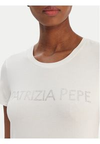 Patrizia Pepe T-Shirt CM1419/J013-W146 Biały Regular Fit. Kolor: biały. Materiał: wiskoza #4
