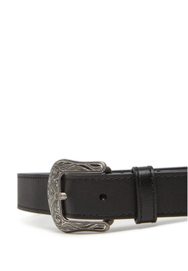 Lauren Ralph Lauren - LAUREN RALPH LAUREN Pasek Damski 412969453001 Czarny. Kolor: czarny. Materiał: skóra