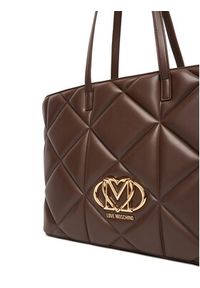 Love Moschino - LOVE MOSCHINO Torebka JC4120PP0NLC0313 Brązowy. Kolor: brązowy. Materiał: skórzane