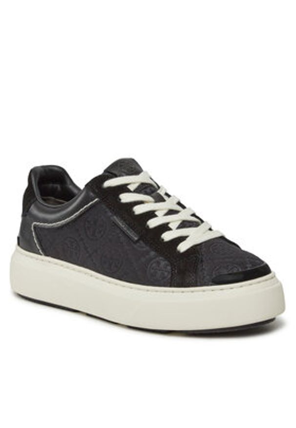 Tory Burch Sneakersy T Monogram Ladybug Sneaker 153015 Czarny. Kolor: czarny. Materiał: skóra